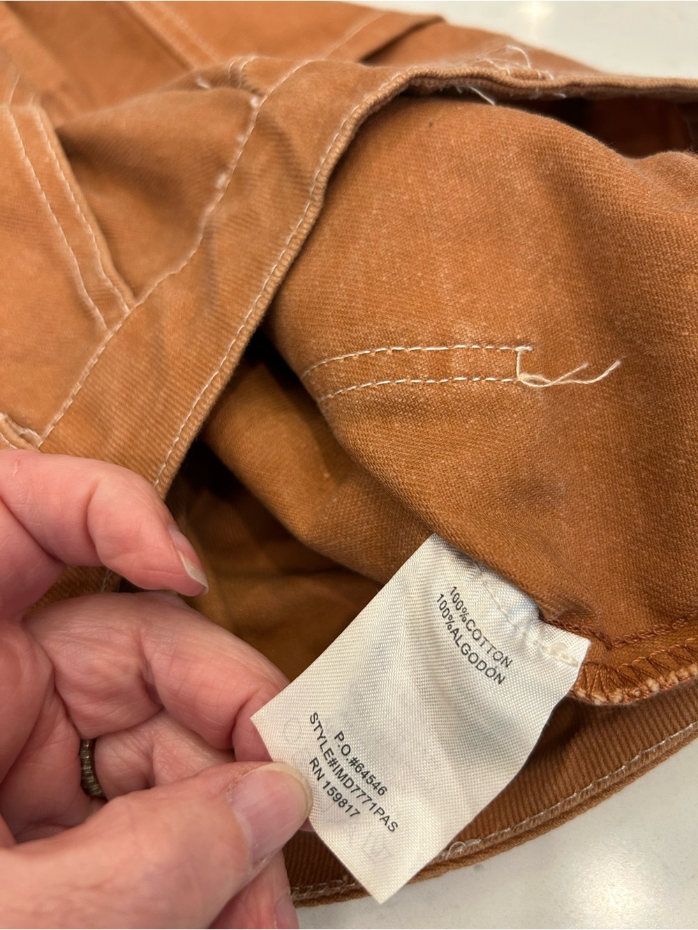 Altar'd State Rust Wide-Leg Cargo Pants - Picture 9 of 10